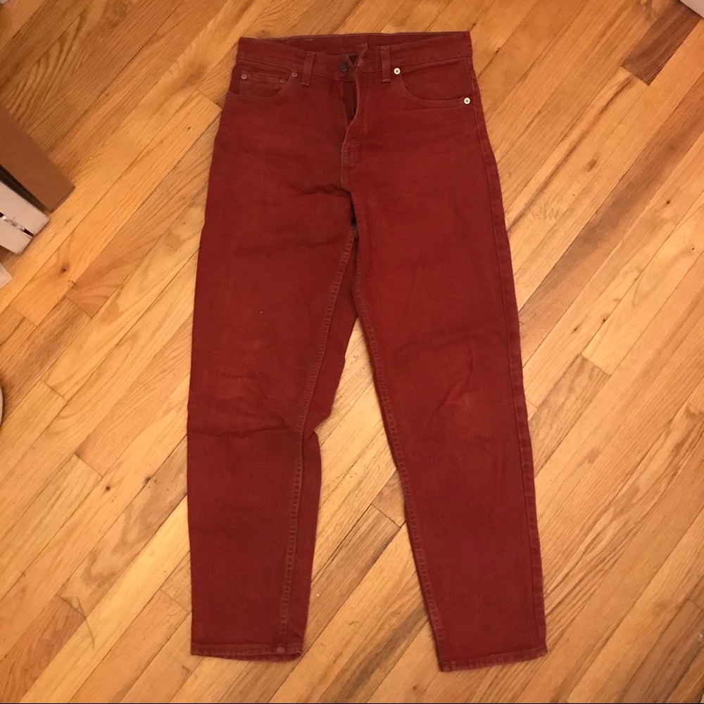 Levi's High Waisted Straight Leg Jeans